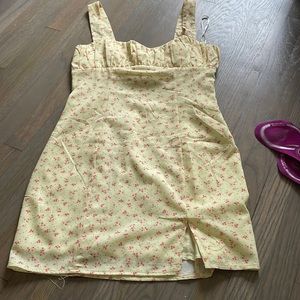 Princess Polly, yellow, cute floral dress